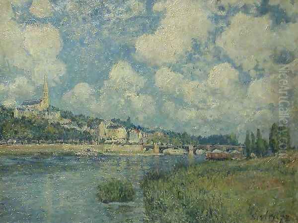 Saint Cloud Oil Painting by Alfred Sisley