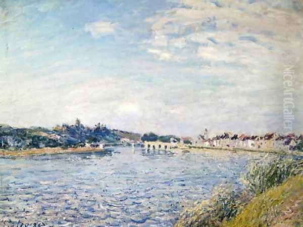 Landscape, 1888 Oil Painting by Alfred Sisley