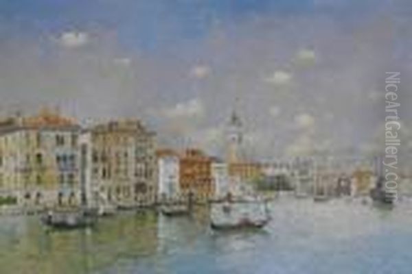 Venezia Oil Painting by Attilio Pratella