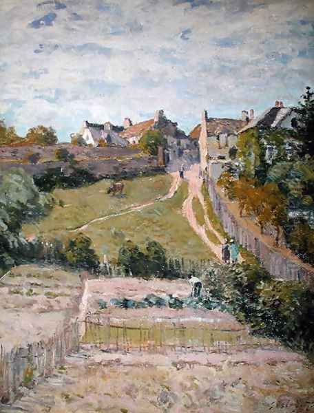 The Climbing Path, 1875 Oil Painting by Alfred Sisley