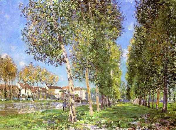 The Island of Saint-Denis Oil Painting by Alfred Sisley