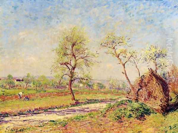 Road at Veneux Oil Painting by Alfred Sisley