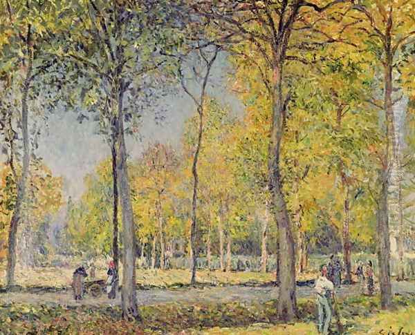 The Bois de Boulogne Oil Painting by Alfred Sisley