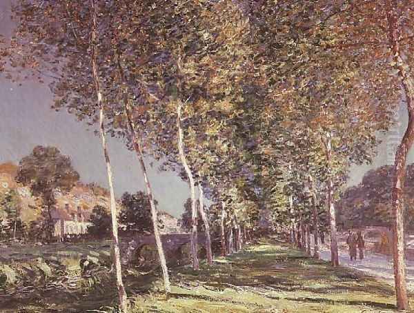 The Walk, 1890 Oil Painting by Alfred Sisley