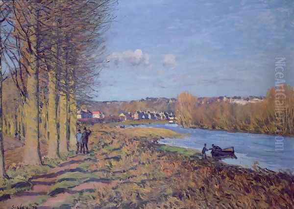 Winter Morning, 1874 Oil Painting by Alfred Sisley