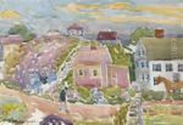 Rockport, Mass. Oil Painting by Maurice Brazil Prendergast