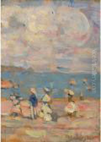 St. Malo Oil Painting by Maurice Brazil Prendergast