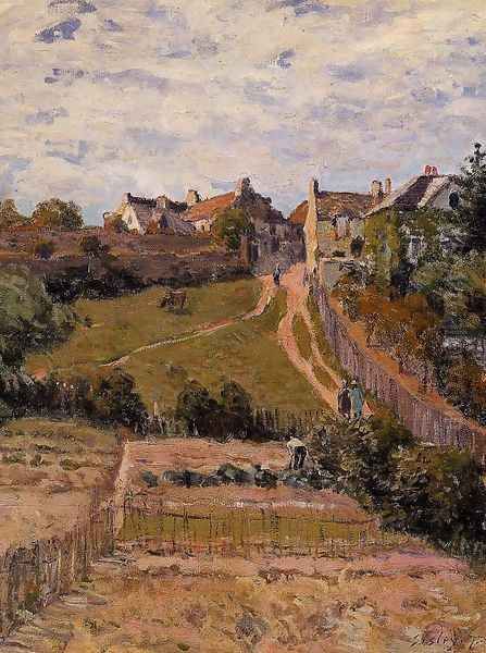 The Rising Path Oil Painting by Alfred Sisley