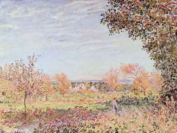 September Morning, c.1887 Oil Painting by Alfred Sisley