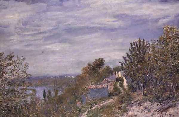 Path in the Gardens of By, May Morning, c.1891 Oil Painting by Alfred Sisley