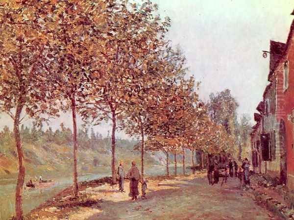 Morning in June Oil Painting by Alfred Sisley