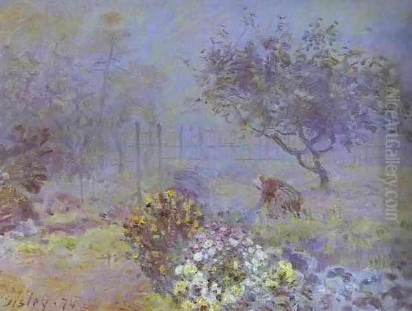 Le Brouillard Oil Painting by Alfred Sisley