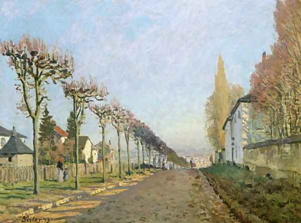 Rue de la Machine, Louveciennes, 1873 Oil Painting by Alfred Sisley