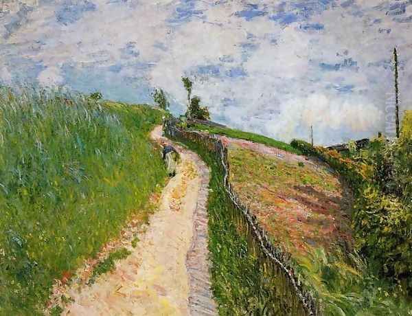 The Hill Path, Ville d'Avray Oil Painting by Alfred Sisley