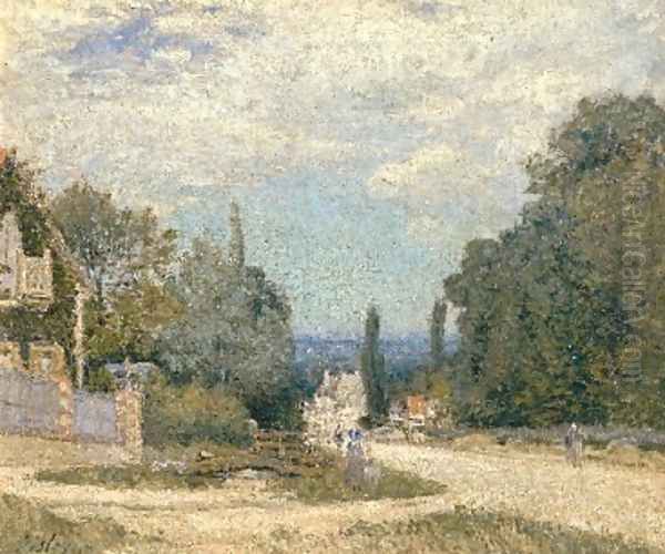 Route from Louveciennes Oil Painting by Alfred Sisley