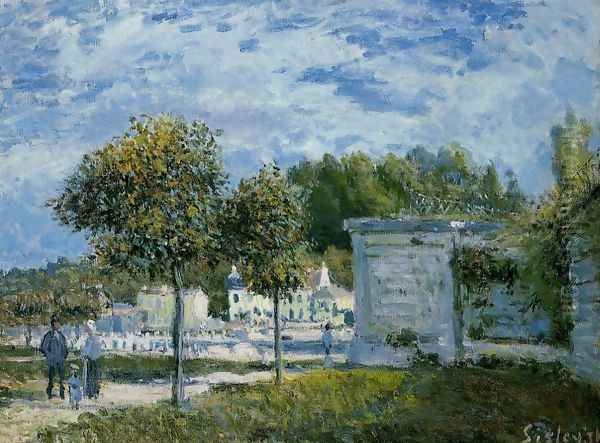 The Watering Place at Marly Oil Painting by Alfred Sisley