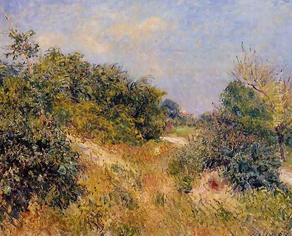 Edge of Fountainbleau Forest - June Morning Oil Painting by Alfred Sisley