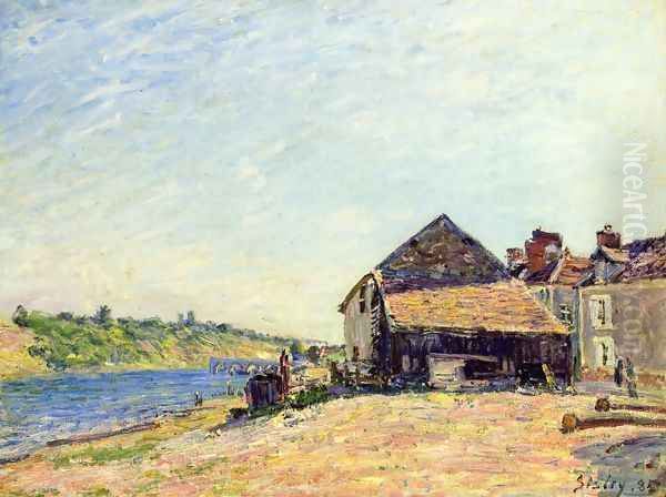 Saint-Mammes II Oil Painting by Alfred Sisley