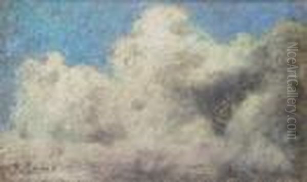 Nuage Blanc Oil Painting by Pierre Ernest Prins