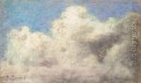 Nuage Blanc Oil Painting by Pierre Ernest Prins