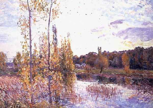 The Lake at Chevreuil Oil Painting by Alfred Sisley