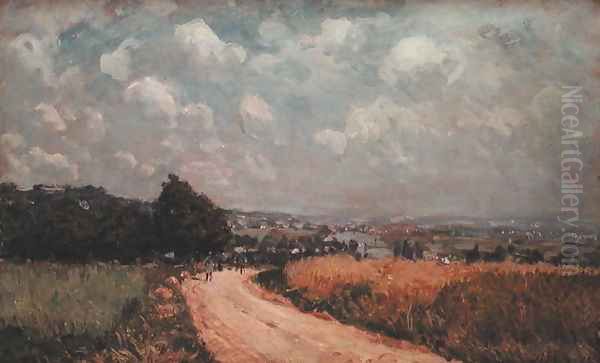 Turning Road or, View of the Seine, 1875 Oil Painting by Alfred Sisley