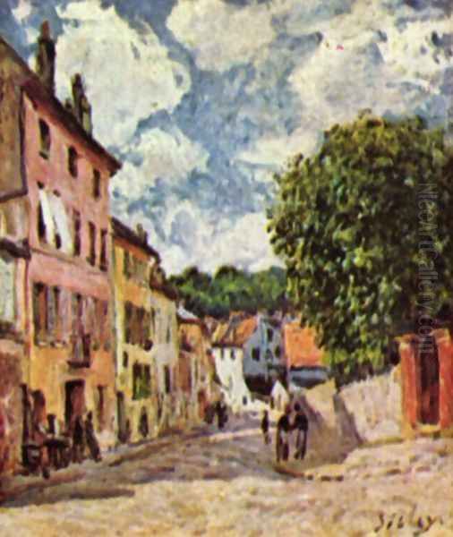 Road in Moret-Sur-Loing Oil Painting by Alfred Sisley