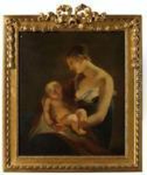 Jeune Mere Et Son Enfant 
Toile Oil Painting by Pierre-Paul Prud'hon