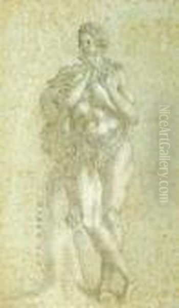 A Study Of Pan Oil Painting by Pierre-Paul Prud'hon