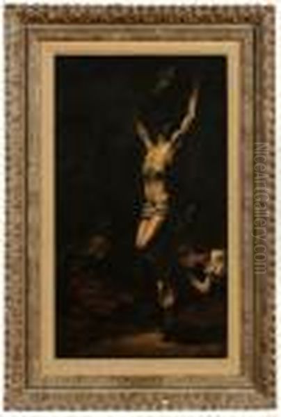 Crucifixion Oil Painting by Pierre-Paul Prud'hon