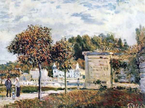 Oversupply of Marly Oil Painting by Alfred Sisley