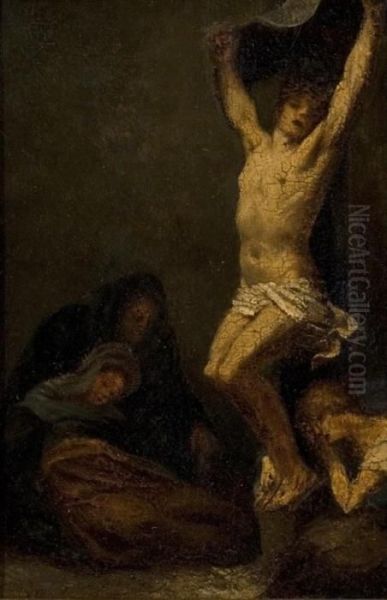 The Crucifixion Oil Painting by Pierre-Paul Prud'hon