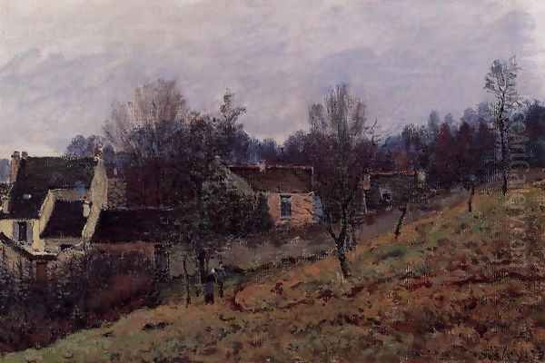 Autumn in Louveciennes 1873 Oil Painting by Alfred Sisley