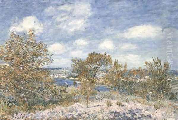 Apres-midi de mai a By Oil Painting by Alfred Sisley