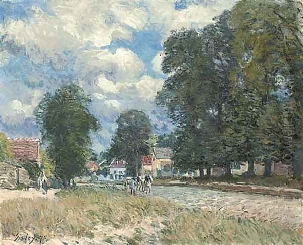 La route de Marly-le-Roi Oil Painting by Alfred Sisley