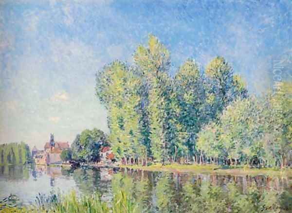 Le Loing à Moret Oil Painting by Alfred Sisley