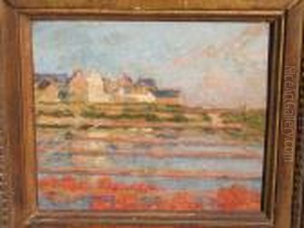 Les Marais Salants Huile Sur 
Toile Maroufle Sur Panneau 17,5 X 20,5cm Bibliographie : 