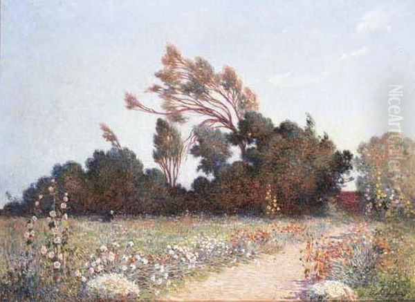 Le Chemin Du Jardin De Kervadu Oil Painting by Ferdinand Loyen Du Puigaudeau