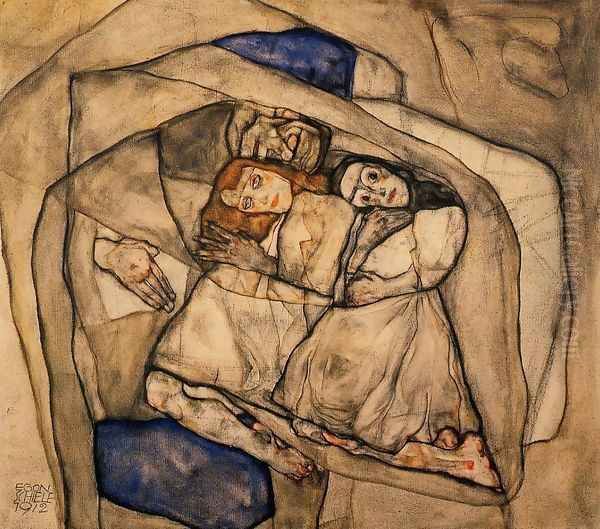 Conversion Oil Painting by Egon Schiele