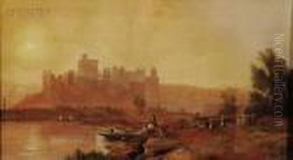 Windsor Castle Oil Painting by James Baker Pyne