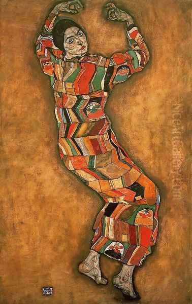 Portrait Of Friederike Maria Beer Oil Painting by Egon Schiele