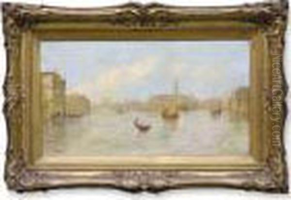 View Of Venice Oil Painting by James Baker Pyne