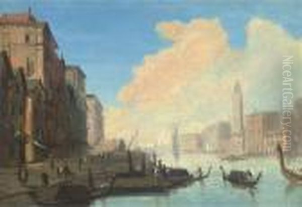 The Grand Canal, Venice Oil Painting by James Baker Pyne