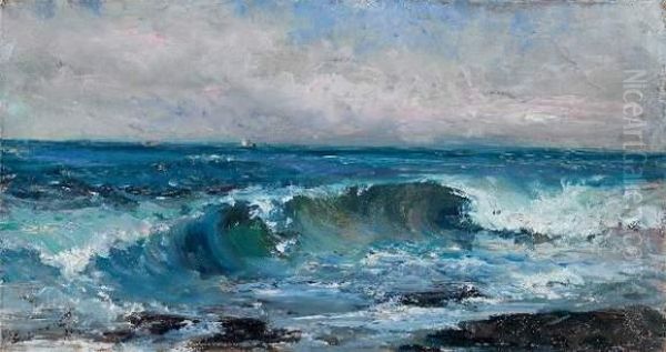 La Mer Oil Painting by Ernest Quost