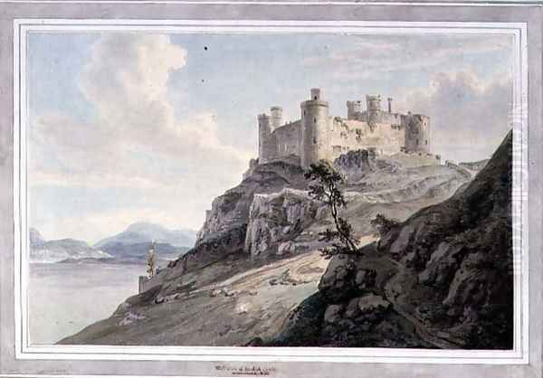 Harlech Castle, 1777 Oil Painting by Paul Sandby