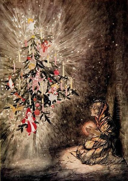 Fairytales. Oil Painting by Arthur Rackham