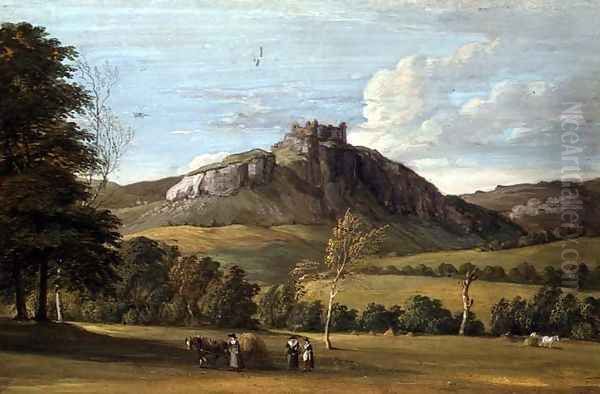 Carregcennin Castle, Carmarthenshire Oil Painting by Paul Sandby