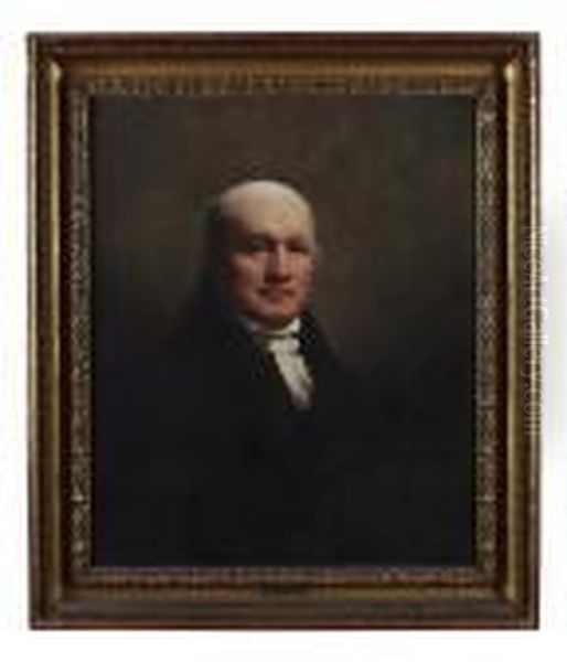 Half Length Portrait Of A Gentleman Oil Painting by Sir Henry Raeburn