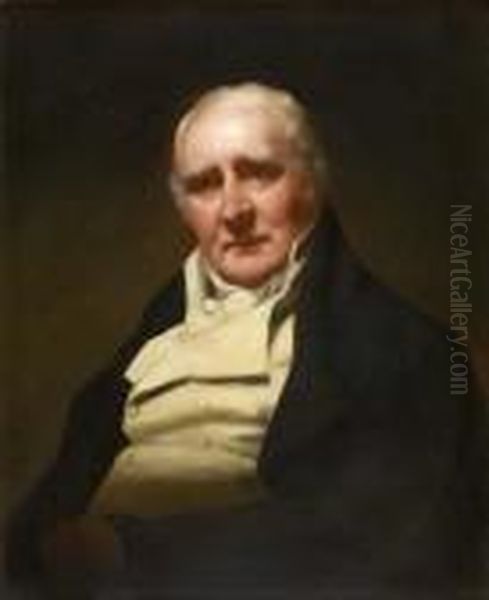 Half Length Portrait Of John Wauchope Oil Painting by Sir Henry Raeburn