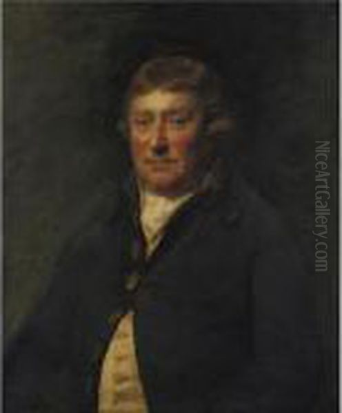 Portrait Of John Balfour, Esq., Of Trenabie, Orkney, N.b. Oil Painting by Sir Henry Raeburn